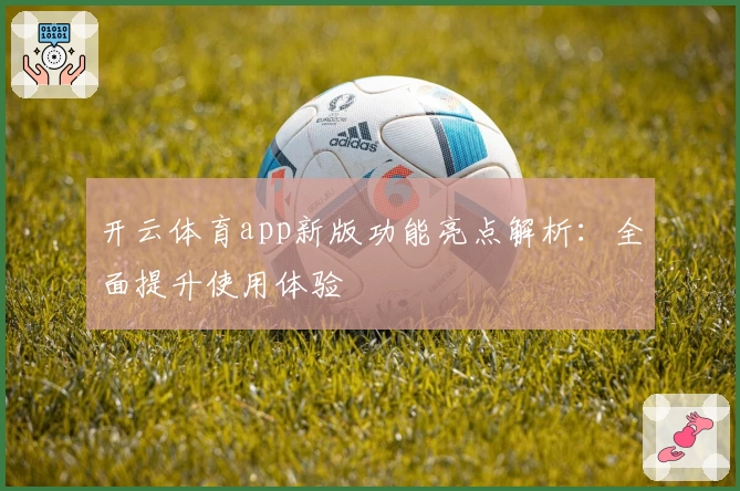 开云体育app新版功能亮点解析：全面提升使用体验